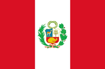 bandera peruana con escudo