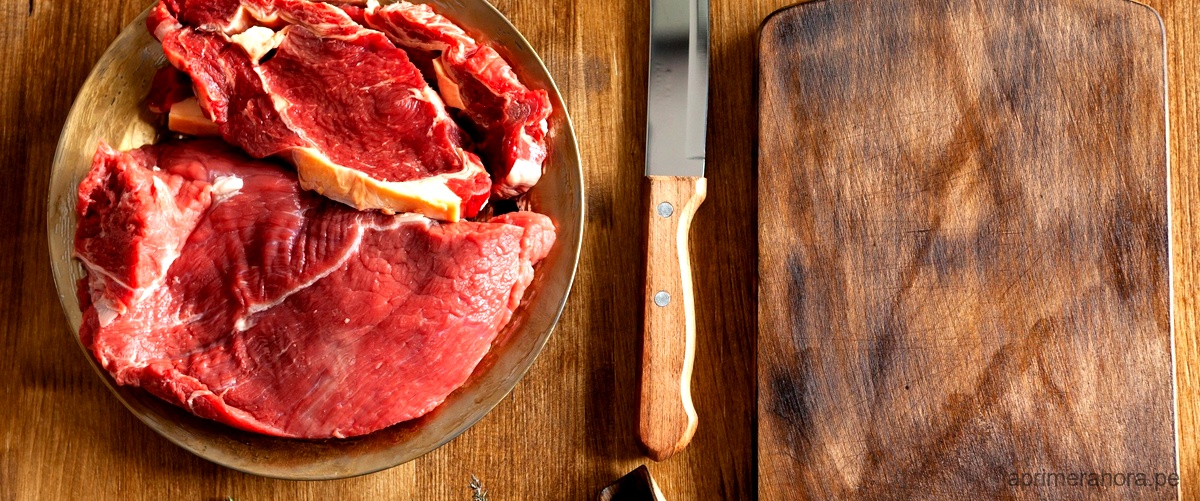 ¿Qué corte de carne es la aguja?